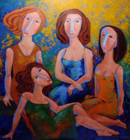 Femmes 160 x 120 cm.